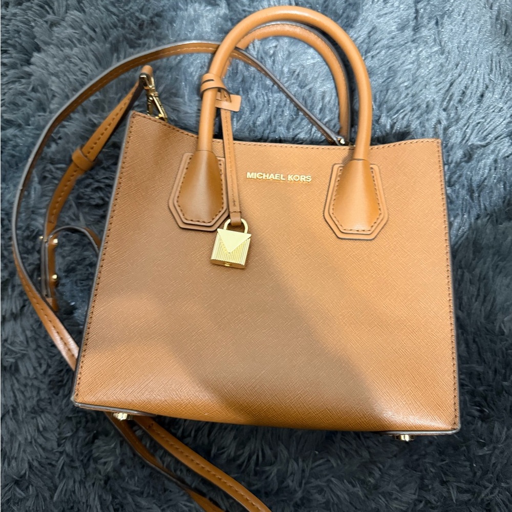 Michael Kors Brown Leather Satchel